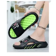 2025 New Men Massage Slippers Slides Indoor Outdoor Sandals Beach Casual Shoes Comfortable Sole Men's Slippers Big Size 38-47 951