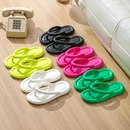 Summer Candy Colors Flip Flops Beach 2025 New Soft Bottom Flat Slippers Women Men Outdoor Comfy Non Slip Flat Slide Sandals Ship 960