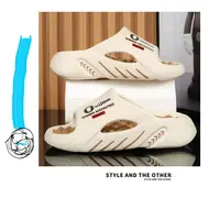 2025 New Men Massage Slippers Slides Indoor Outdoor Sandals Beach Casual Shoes Comfortable Sole Men's Slippers Big Size 38-47 951