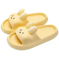 Cartoon Rabbit Slippers Women Men Couples House Slides Shower Beach Sandals Soft EVA Thick Sole Cute Bathroom Non Slip Shoes 931