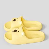 Cute Bear Women Home Slippers Summer Flat Beach sandals Fashion Soft Non-Slip Slides Indoor Outdoor Men Bathroom Flip Flops 932