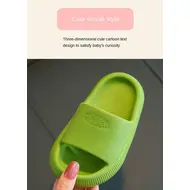 Children Bathroom Slippers Summer Solid Color Anti Slip Soft Sole Kid Slippers 2-8 Years Old Boys and Girls Cute Home Slippers 933