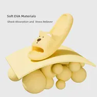 Cute Bear Women Home Slippers Summer Flat Beach sandals Fashion Soft Non-Slip Slides Indoor Outdoor Men Bathroom Flip Flops 932