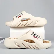 2025 New Men Massage Slippers Slides Indoor Outdoor Sandals Beach Casual Shoes Comfortable Sole Men's Slippers Big Size 38-47 951