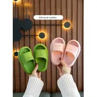 Children Bathroom Slippers Summer Solid Color Anti Slip Soft Sole Kid Slippers 2-8 Years Old Boys and Girls Cute Home Slippers 933
