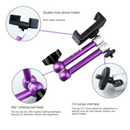 LB Tool CB25 360° Dual Ball Head Cantilever Arm Aluminum Cantilever Bracket for Microscope Repair 950