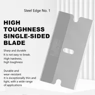 MaAnt Steel Edge No.1 Alloy Steel Degumming Single Sided Blades - 100Pcs 942