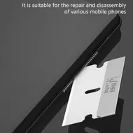 MaAnt Steel Edge No.1 Alloy Steel Degumming Single Sided Blades - 100Pcs 942