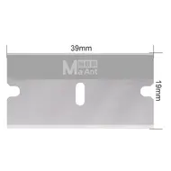 MaAnt Steel Edge No.1 Alloy Steel Degumming Single Sided Blades - 100Pcs 942