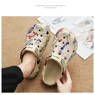 Plus Size 47 Summer Men Sandals Clogs Outdoor Garden Clogs Hole Shoes Male Casual Shoes Water Shoes Comfort Home Soft Slippers 957