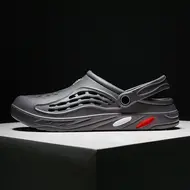 ​Men Flat sandals Summer Clogs EVA Garden Slippers Hole Shoes Beach Platform Sandals Couple Indoor House Soft Bathroom Slides 49 948