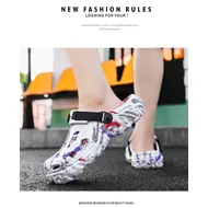 Plus Size 47 Summer Men Sandals Clogs Outdoor Garden Clogs Hole Shoes Male Casual Shoes Water Shoes Comfort Home Soft Slippers 957