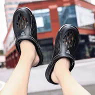 ​Men Flat sandals Summer Clogs EVA Garden Slippers Hole Shoes Beach Platform Sandals Couple Indoor House Soft Bathroom Slides 49 948