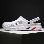 ​Men Flat sandals Summer Clogs EVA Garden Slippers Hole Shoes Beach Platform Sandals Couple Indoor House Soft Bathroom Slides 49 948