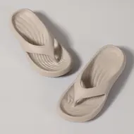 Thick Platform Eva Flip Flops For Women 2025 Summer Clip Toe Non Slip Beach Sandals Woman Comfortable Soft Sole Cloud Slippers 964