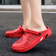 ​Men Flat sandals Summer Clogs EVA Garden Slippers Hole Shoes Beach Platform Sandals Couple Indoor House Soft Bathroom Slides 49 948