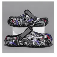 Plus Size 47 Summer Men Sandals Clogs Outdoor Garden Clogs Hole Shoes Male Casual Shoes Water Shoes Comfort Home Soft Slippers 957