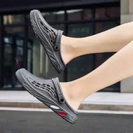 ​Men Flat sandals Summer Clogs EVA Garden Slippers Hole Shoes Beach Platform Sandals Couple Indoor House Soft Bathroom Slides 49 948