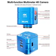 RELIFE MC2 Multi-function Multimeter 4K Camera Large Screen Synchronization Precision Microscope Camera Repair Tools 917