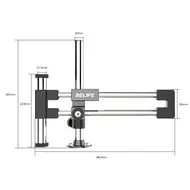 Relife MS2 Pro Universal Dual-Bearing Dual-Rod Microscope Stand for Most Microscope 919