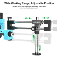 Relife MS2 Pro Universal Dual-Bearing Dual-Rod Microscope Stand for Most Microscope 919