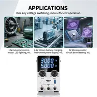 Yihua 305D-V 30V/5A Adjustable Regulated DC Voltage and Current  Switch Power Supply 920