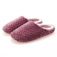 Unisex Fluffy Home Slippers Soft Lightweight Anti Slip Comfortable Indoor Slides for Autumn Winter 965