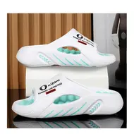 2025 New Men Massage Slippers Slides Indoor Outdoor Sandals Beach Casual Shoes Comfortable Sole Men's Slippers Big Size 38-47 951