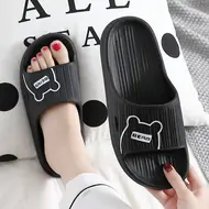 Summer Bathroom Anti-slip Slippers Women's Home Casual Shoes Beach Sandals Outdoor Flip Flops Men's Soft Bottom EVA Slipper 936