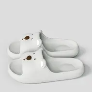 Cute Bear Women Home Slippers Summer Flat Beach sandals Fashion Soft Non-Slip Slides Indoor Outdoor Men Bathroom Flip Flops 932