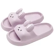 Cartoon Rabbit Slippers Women Men Couples House Slides Shower Beach Sandals Soft EVA Thick Sole Cute Bathroom Non Slip Shoes 931
