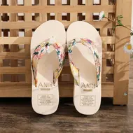 2025 Fashion Women Flip Flops Summer Beach Platform Slippers Casual Outside Wedges Sandals Summer Women Shoes 923