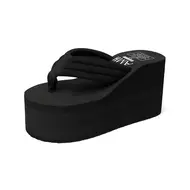Newest Styel Women Flip Flops Comfortable Summer Casual Flip Flops Women Slippers Beach Style Non-slip Thick Bottom Wedges Shoes 956