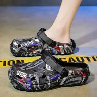 Plus Size 47 Summer Men Sandals Clogs Outdoor Garden Clogs Hole Shoes Male Casual Shoes Water Shoes Comfort Home Soft Slippers 957