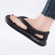 Flip Flops Mens Thong Sandals Summer 2025 New Female Shoes Thick Bottom EVA Non-slip Slide Slippers Outdoor Indoor Couples Shoes 946