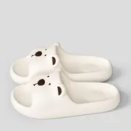 Cute Bear Women Home Slippers Summer Flat Beach sandals Fashion Soft Non-Slip Slides Indoor Outdoor Men Bathroom Flip Flops 932