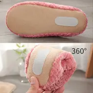 Unisex Fluffy Home Slippers Soft Lightweight Anti Slip Comfortable Indoor Slides for Autumn Winter 965