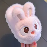 ​2025 New Cute Rabbit Children's Cartoon Winter Slippers Comfortable Warm House Shoes Boys Girls Indoor Home Fluffy Slippers 928