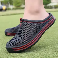 Comfortable Men Pool Sandals Summer Outdoor Beach Shoes Men Slip on Garden Clogs Casual Water Shower Slippers Unisex 988
