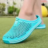 Comfortable Men Pool Sandals Summer Outdoor Beach Shoes Men Slip on Garden Clogs Casual Water Shower Slippers Unisex 988