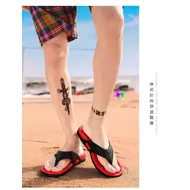 Flip Flops for Men Summer Breathable Beach Shoes Sandals Men Luxury Flip Flops Breathable Plus Big Size Men Slippers 46 1005