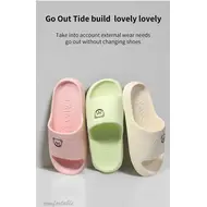 Printting Cute Bear Women Slippers Summer Indoor Soft Cartoon Sandals Bathroom Anti-slip Outdoor Comfy Men Leisure Shoes Couple 1021