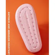 Fashion Buckle Thick Platform Slippers Women Home Soft Sole eva Cloud Slides Sandals Woman 2025 Summer Non Slip Beach Flip Flops 991