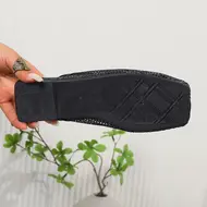 2025 Women's Baotou Slippers Women's Summer Flat Bottom Fashion Outwear Simple Slippers Hollow Breathable Mesh Women's Slippers 973