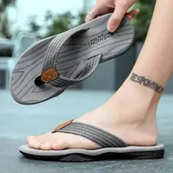 Men's Women Striped Flip-flops Summer Indoor Outdoor Lightweight Comfortable Non-slip Street Walking Beach Vacation Slides 1014
