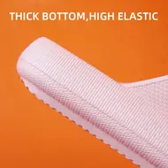 Fashion Buckle Thick Platform Slippers Women Home Soft Sole eva Cloud Slides Sandals Woman 2025 Summer Non Slip Beach Flip Flops 991