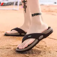 Flip Flops for Men Summer Breathable Beach Shoes Sandals Men Luxury Flip Flops Breathable Plus Big Size Men Slippers 46 1005