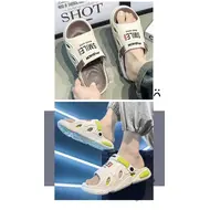 Hot Sale Men Slippers EVA Soft-Soled Men Sandals Outdoor Non-slip Beach Shoes Fashion Lightweight Flip Flops Men Platform Shoes 1001