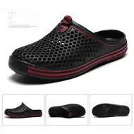 Comfortable Men Pool Sandals Summer Outdoor Beach Shoes Men Slip on Garden Clogs Casual Water Shower Slippers Unisex 988