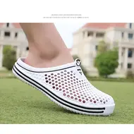 Comfortable Men Pool Sandals Summer Outdoor Beach Shoes Men Slip on Garden Clogs Casual Water Shower Slippers Unisex 988